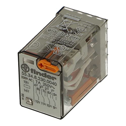 5534-8230-0040 | 55.34.8.230.0040 | FINDER 4P Relay 7A 230VAC
