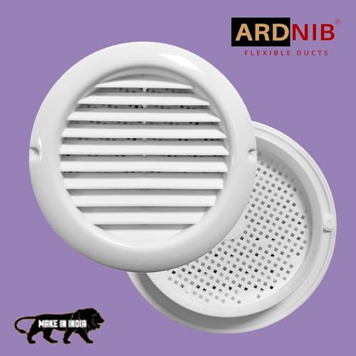Image of Chimney Pipe Vent Cover 6 Inch /150mm for Kitchen Chimney Pipe Outer Vent Cover Cover /Ventilation Cap /Chimney Exhaust Pipe Cowl Cover White