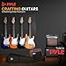 Pyle Electric Guitar and Amp Kit - Full Size 39