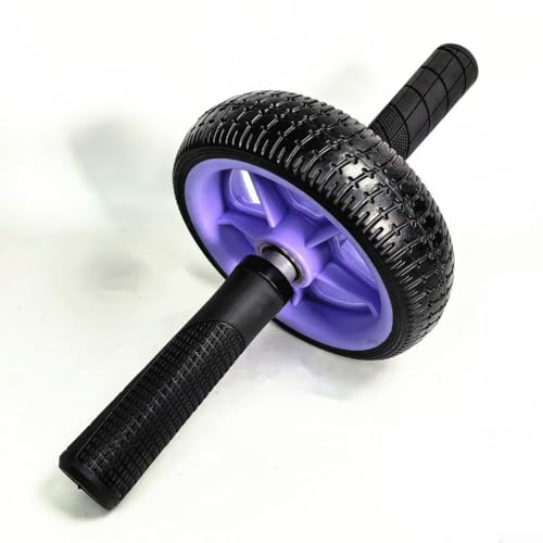 HomeVortex Rodillo de rueda abdominal con núcleo de acero de alta resistencia, ejercitador abdominal de una sola rueda para fuerza central, antideslizante para asas de EVA para gimnasio en casa