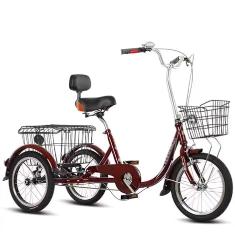 Triciclo para Adultos 16 Pulgadas con Canasta miniatura 1