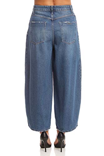 Calça jeans Pantacourt, Colcci, Feminino, Azul (Índigo), 38