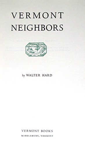 Vermont Neighbors B0006AWCI2 Book Cover