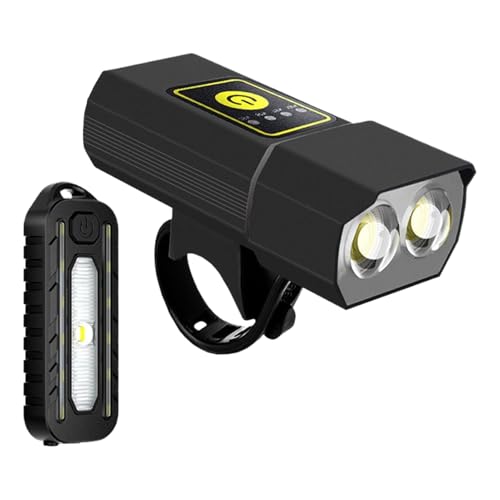 Faro de bicicleta recargable con zoom telescopico para ruta y MTB