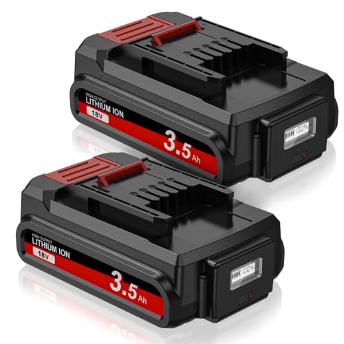2 Stück 3.5Ah 18V Ersatz akku für Akku für Power X-Change Geräte, Li-Ion 18V mit LED-Leistungsanzeige Kompatibel mit Allen PXC-Geräten Twin-Pack, ohne Ladegerät