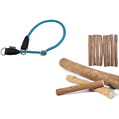 Aiminto Slip Collar with Neem Stick(8 Pack) Set for Dogs Less Than 11 LBs Cover