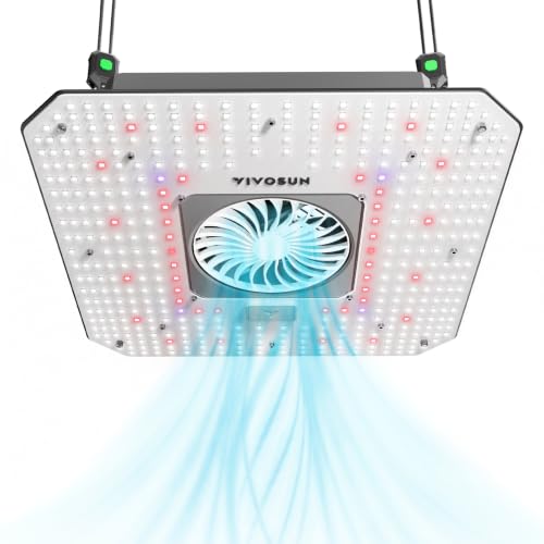 Image of VIVOSUN AeroLight 120W LED Grow Light, Full Spectrum Plant Light with Fan