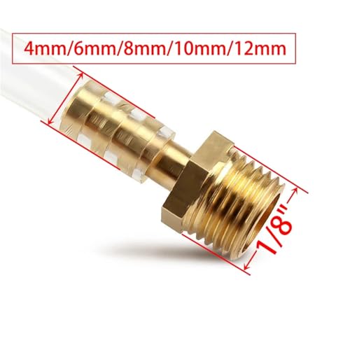 Électrovanne Laiton 24V 4mm vanne pneumatique 2 voies eau air 1/8" - 5