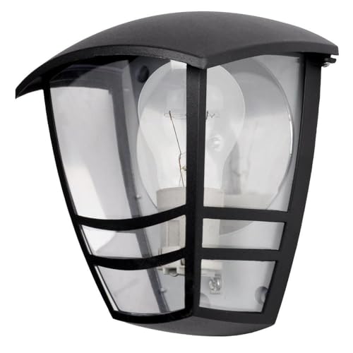 Applique extérieure noire IP44 VoltShine pour ampoule E27 - 2