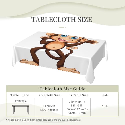 Nappe imperméable rectangulaire pour protéger la table des taches - 3