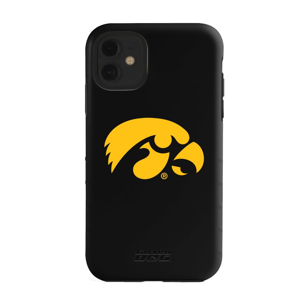 Guard Dog Case Compatible with iPhone 11 - Military Grade - Rugged Two Piece Protection - Collegiate Licensed - Iowa Hawkeyes - Logo
