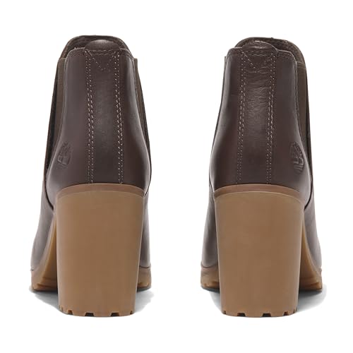 Timberland Timberland Women's Allington Mid Chelsea Boot, Medium Brown Full Grain, 10 Medium