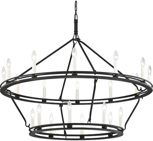 Troy Lighting F6239-TBK Sutton - 20 Light Chandelier-37 Inches Tall and 44 Inches Wide