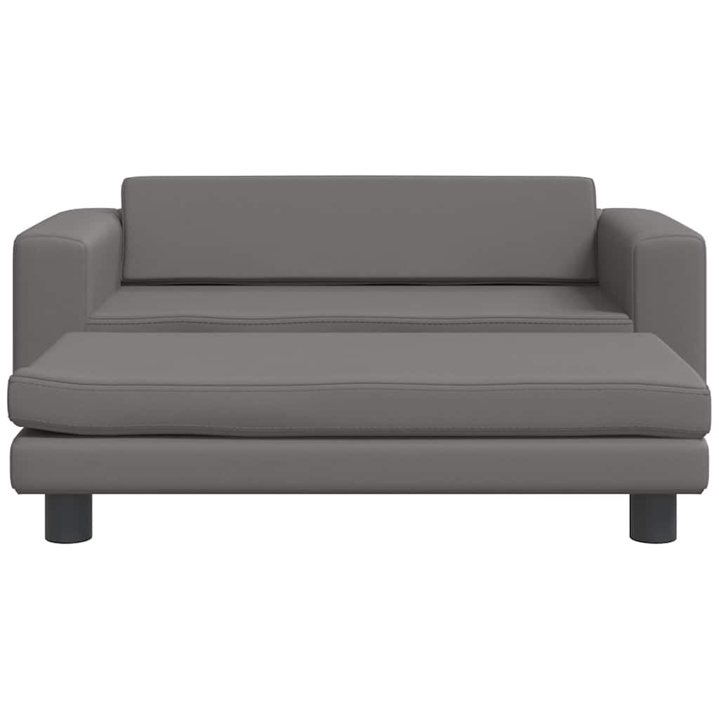 Cuccia per cani con prolunga, in ecopelle, 100 x 50 x 30 cm, con imbottitura, antiscivolo, per soggiorno, camera da letto, viaggi, comodo posto per dormire per cuccioli e anziani
