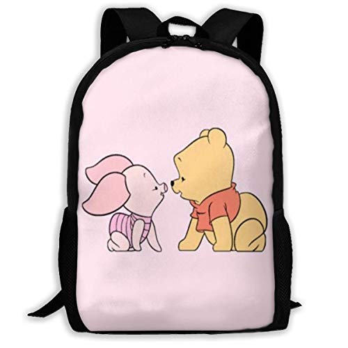 Mei shop Mochila Informal: Elegante Winnie The Pooh y Piglet Print Bolso