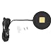 Tresco Lighting L-POC-3LEDSCL-CBL 3W Power Pockit High Output Dimmable Puck Light with Surface Mount Ring Included, Black