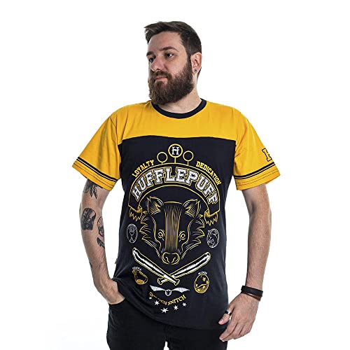 Camiseta Hp Quadribol Lufa Lufa, Piticas, Adulto E Infantil Unissex, Preto, XP