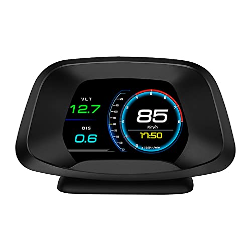 wiiyii Head Up Display, Car HUD P19, Combines All HUD Functions, Professional Design Makes Performance Better