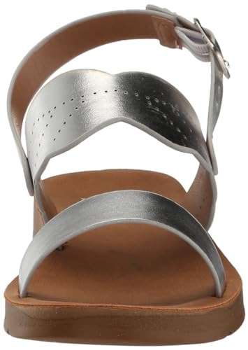 YOKI Girl's Flat Metallic Sandal2