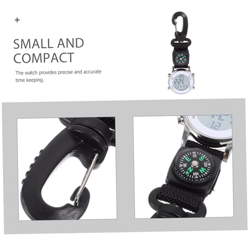 Reloj digital mosquetón de nylon Alipis para mochileros y running 5