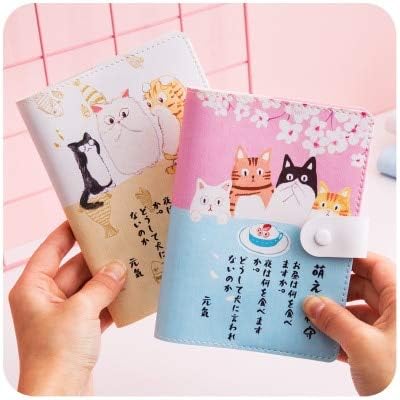 Amazon Generc ジャーナル 手帳 日記帳 アドレス帳 住所録 A6日本のかわいい漫画の猫ポケット日記ノートカラフルなページ防水年間週プランナースケジュールメモ帳弾丸ジャーナル 日記帳 文房具 オフィス用品
