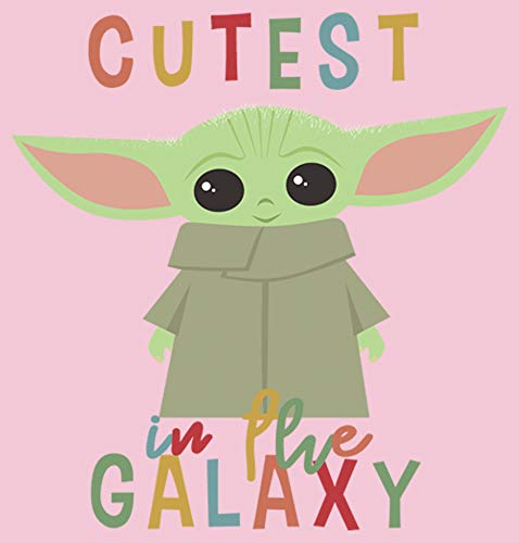 STAR WARS Mandalorian Cutest Little Child Girl's Solid Crew Tee2