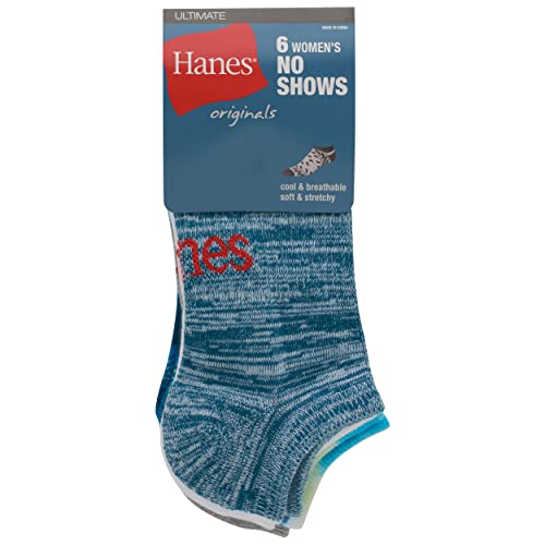 Image of Hanes Ultimate Women's 6-Pack Crew Socks