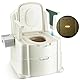 Hybodies Bedside Commode, Portable Toilet for Adults, Commode Chair for Toilet with Arms, Height Adjustable, 2 Toilets and Induction Night Light, Potty Chair for Elderly and Disabled