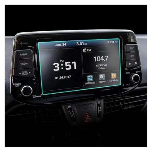 Film protection GPS Hyundai i30 N 2018-2020 en verre trempé 8 pouces