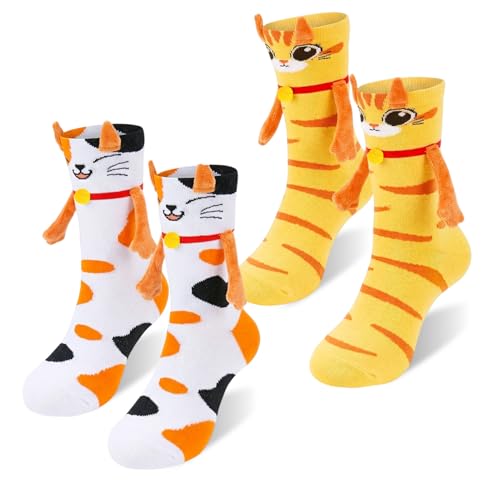 scenicamp 2 Pairs Funny Magnetic Holding Hands Animal...