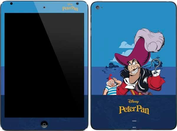 Skinit Decal Tablet Skin Compatible with iPad Mini 4 - Officially Licensed Disney Peter Pan Captain Hook and SMEE Design