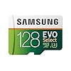 SAMSUNG-EVO-Select-128GB-MicroSDXC-UHS-I-U3-100MBs-Full-HD-4K-UHD-Memory-Card-with-Adapter-MB-ME128HA SAMSUNG: EVO Select 128GB MicroSDXC UHS-I U3 100MB/s Full HD & 4K UHD Memory Card with Adapter (MB-ME128HA)