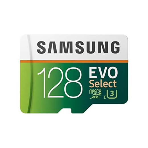 SAMSUNG: EVO Select 128GB MicroSDXC UHS-I U3 100MB/s Full HD & 4K UHD Memory Card with Adapter (MB-ME128HA)