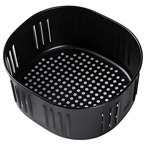 NINGWANG Fryer Replacement Basket for XL DASH Cozyna 5.5Qt Fryer, Fryer Accessories Black Cover