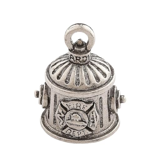 Image of Guardian Bell Good Luck Bell w /Keyring & Black Velvet Bag | Motorcycle Bell | Lead-Free Pewter | Made in USA