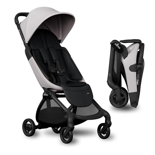 Mima Miro Silla de Paseo Compacta de Viaje, Cochecito Bebé Ligero Plegable con Una Mano, Arnés Magnético de 5 Puntos, Capota UPF 50+ Extensible y Cojín Reversible - Desde Recién Nacido