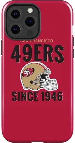Skinit Impact Phone Case Compatible with iPhone 13 Pro Max - Officially Licensed NFL San Francisco 49ers Helmet Design