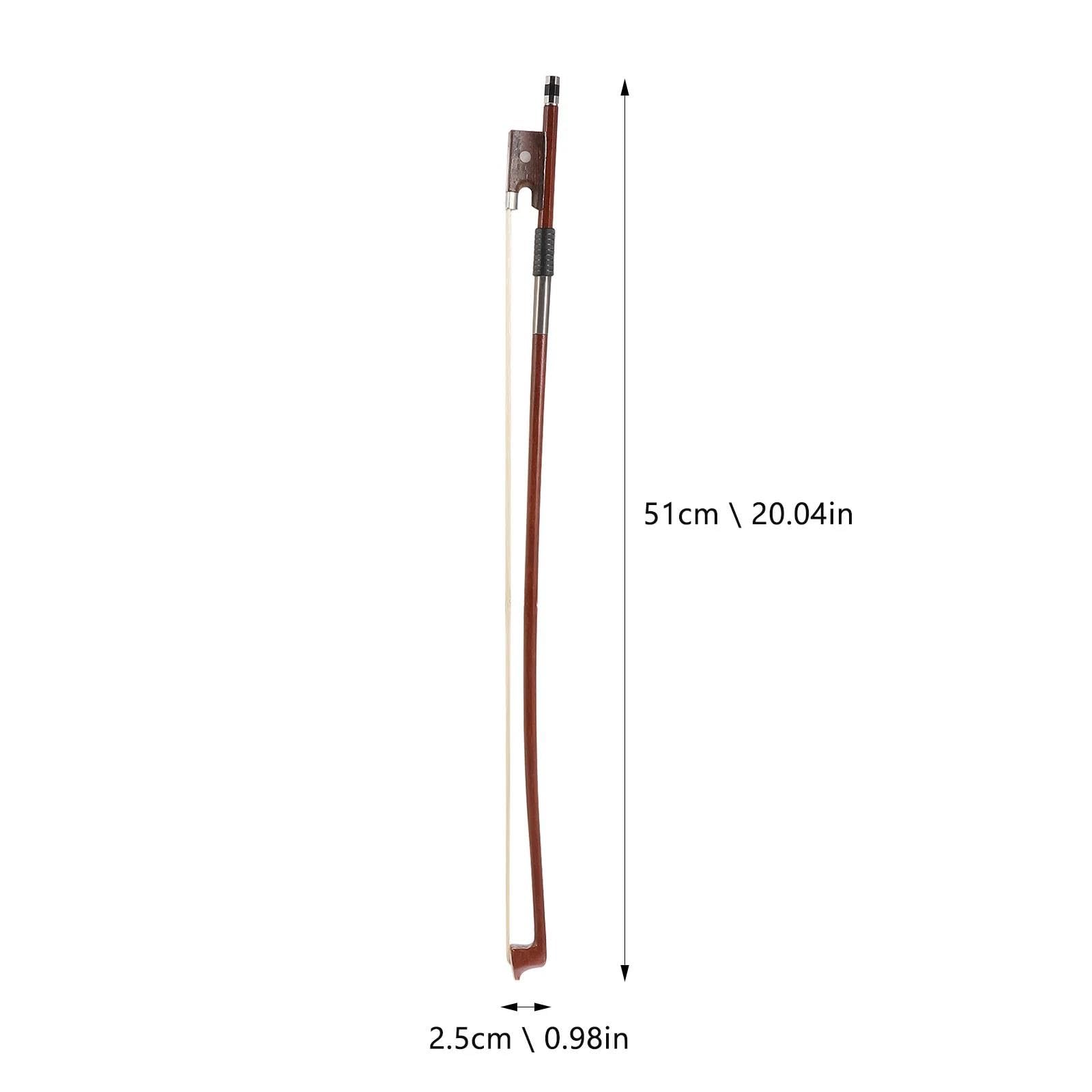 Arco di violino Arco Per Violino 1/8 Crine Di Cavallo In Legno Di Sandalo Rosso Per Principianti Pratica Accessorio Per Strumenti Musicali In Legno