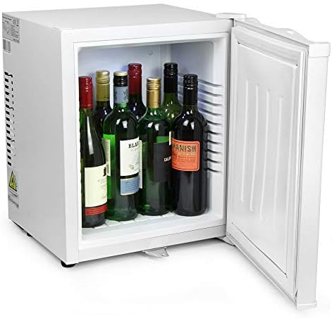 ChillQuiet Silent Mini Fridge 24ltr – Completely Quiet Mini Bar, Ideal for Hotels and B&Bs… (White)