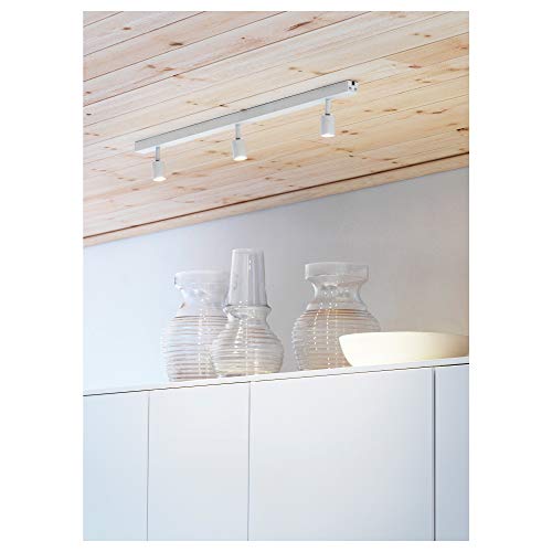 Rail de plafond LED 3 spots blanc BÄVE avec projecteurs orientables et basse consommation - 3