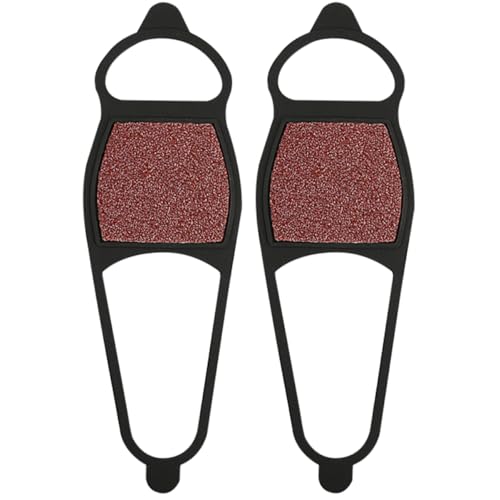 GAROZATION 1pair Snow Grips for Shoes Coarse Sandcloth Traction - Crampons for Hiking Walking Climbing Fishing