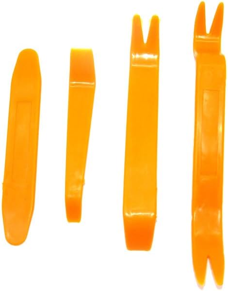 4-Piece Car Audio Removal Kit - Plastic Pry Tools for Door Panels, Trim & Stereo, Scratch-Resistant (1)
