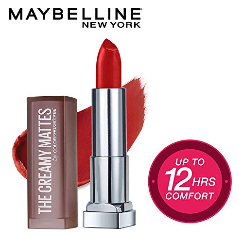 Image of Maybelline Lipstick 634 Bold Crimson (Matte)