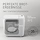 Panasonic SD-B2510W Vollautomatischer Brotbackautomat, 4 glutenfreie Programme, horizontales Design, 21 automatische Programme, 2 Temperatursensoren, 13 Stunden Zeitvorwahl, LCD-Display, Weiß