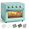 8 in 1 Air Fryer Toaster Oven 19QT18L 360Convection Cooking Oven Combo w 1 60 Min Timer Countertop Oven w 250 475F Temp Control BakeBroilToastDehydrateReheat Green
