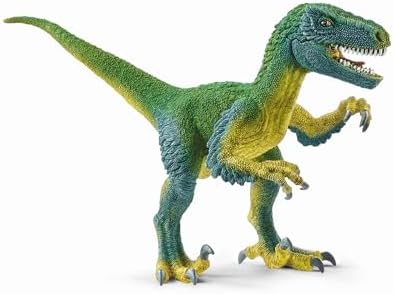 Schleich Dinosaurs | Velociraptor 14585 | ab 3 Jahre | 18 x 6 x 10 cm | detailgetreuer Dino mit beweglichem Kiefer und Armen | Geschenk für Mädchen und Jungen | robustes Dinosaurie