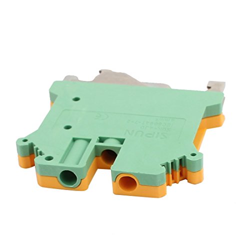 Bloque Terminal SUK-4JD con Montaje en Rail 4mm2 Verde Amarillo miniatura 2