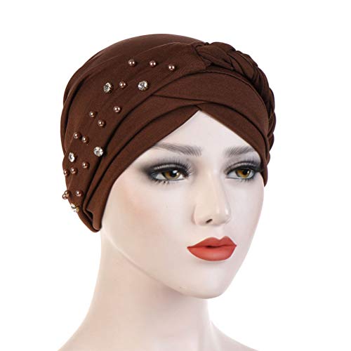 ABOOFAN 1Pc Simples e Fashion Hat Cetim Sleeping Hat Lace Dupla Camada Head Wrap Protetor de Cabelo