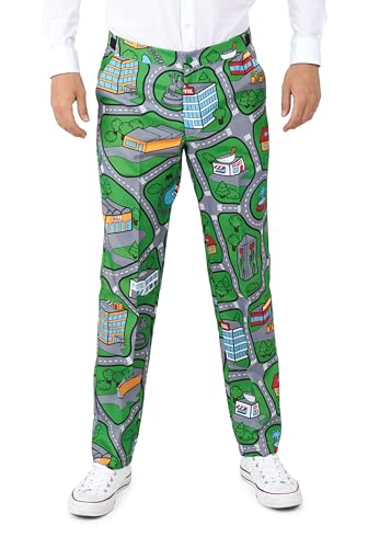 Suitmeister Men's Carpet City Green Suit - Outfit - Including Blazer, Pants and Tie - Green4