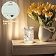 HIQE-FL LED Flaschenlicht Kleine Wunscherfüller,LED Beleuchtete Flasche Pusteblume geldgeschenke,Leuchtflasche Coole Geschenkideen,Taufe,Geburtstag,Party,Weihnachtsgeschenke